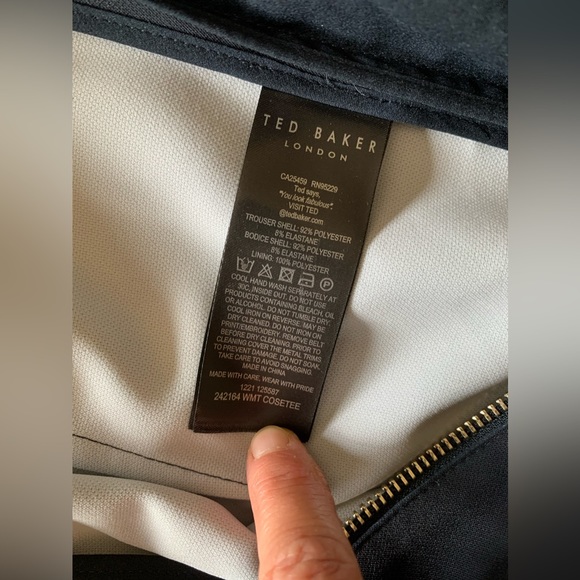 Ted Baker Jumpsuit Sz 1 - Picture 7 of 13